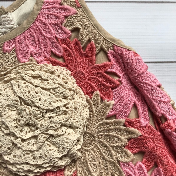 NWT Whimsy Peaches N Cream Crochet Vintage Bubble - Picture 2 of 4